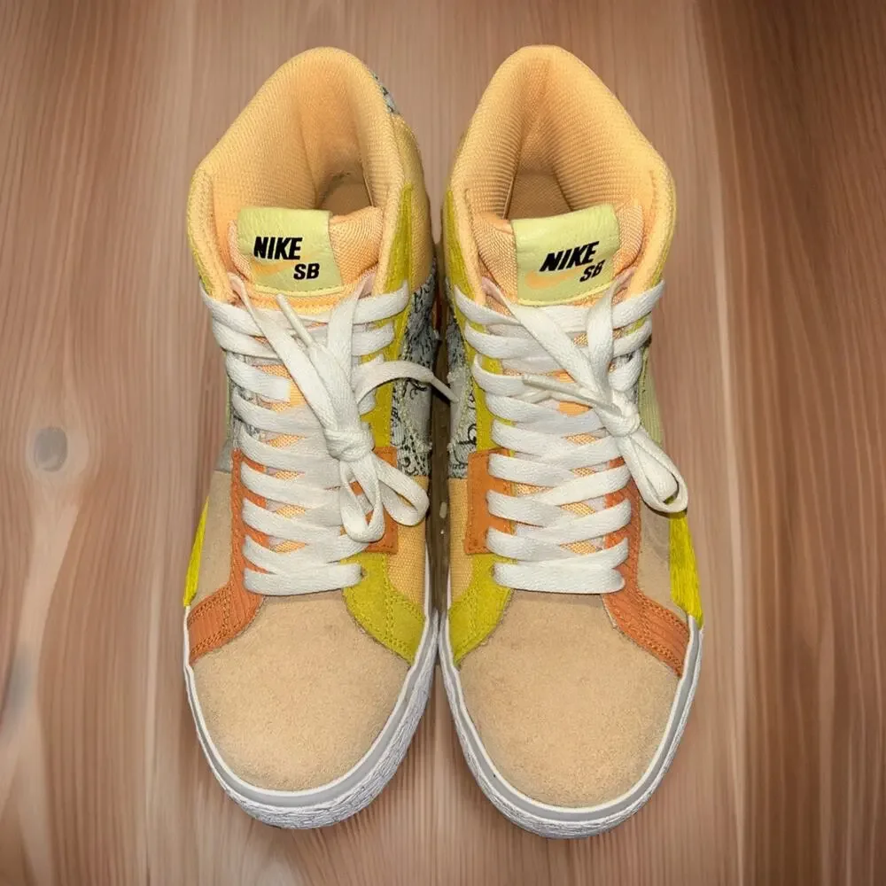 Nike Zoom Blazer Premium‎ SB Mid Paisley Pack - Melon Tint Size 6